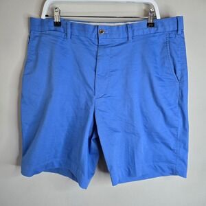 Polo Golf Ralph Lauren Mens Blue Golf Classic Fit Shorts Size 36 Crest Logo